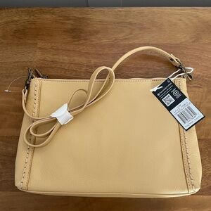 The Sak Tan Leather Crossbody Bag